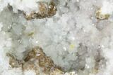 Keokuk Quartz Geode with Calcite Crystals - Iowa #144716-3